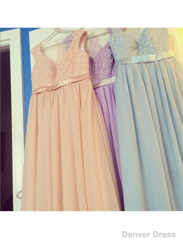 Hot Selling Cap Sleeves Beaded Floor Length Taupe Bridesmaid Dresses