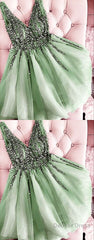 Sage Green Beach Bridesmaid Homecoming Dresses