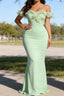 Sage Green Bridesmaid Dress Long Corset Bridesmaid Dresses