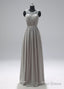 Scoop Neck Sleeveless Beading Prom Dresses