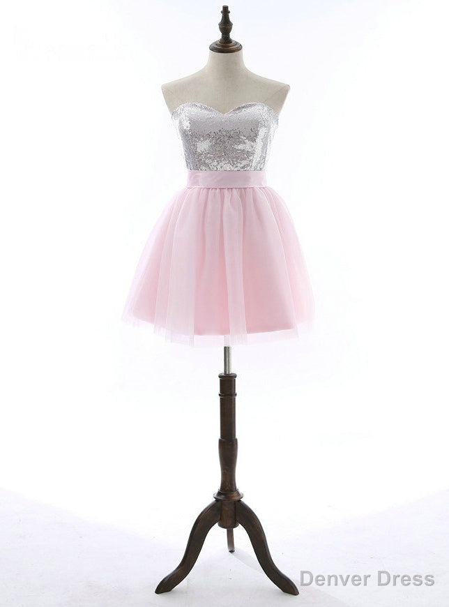 Sequins Mini Dresses for Graduation Cheap Homecoming Dresses Main image