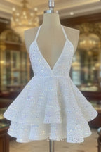 Sexy 17Th Birthday Dress Sequin Open Back Birthday Dresses For Teens
