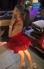 Sexy 17Th Birthday Dress Short Red Homecoming Dresses Birthday Outfits