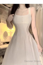 Sexy A Line Square Neckline Prom Dress Holiday Dress Night Dresses Birthday Outfits