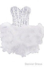 Sexy Ball Gowns Sweetheart Mini Homecoming Dresses With Beading