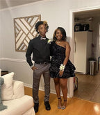 Sexy Birthday Dress Black Sequin Homecoming Dresses Birthday Outfits