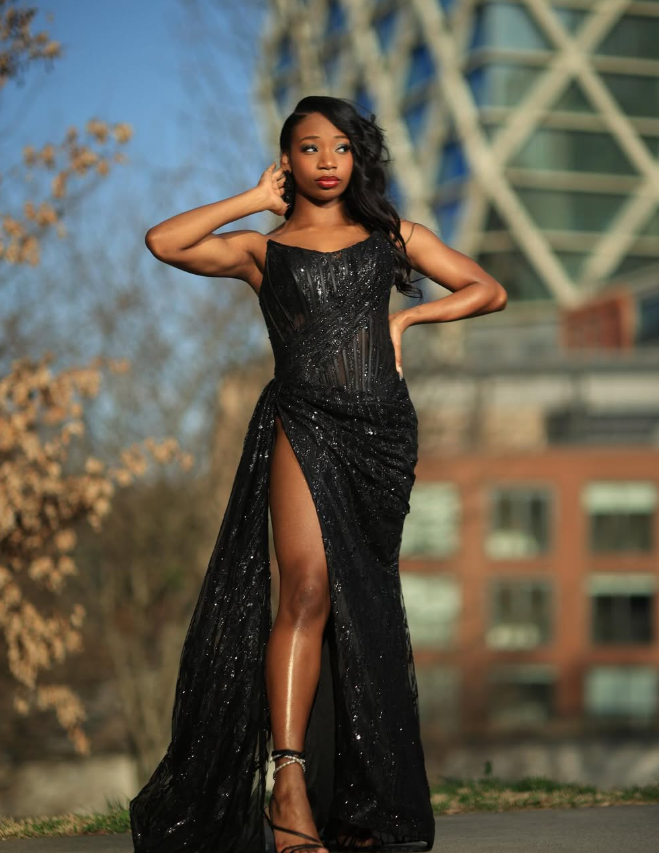 Sexy Black Lace Sequin Slit Long Prom Dress Mermaid Prom Dresses