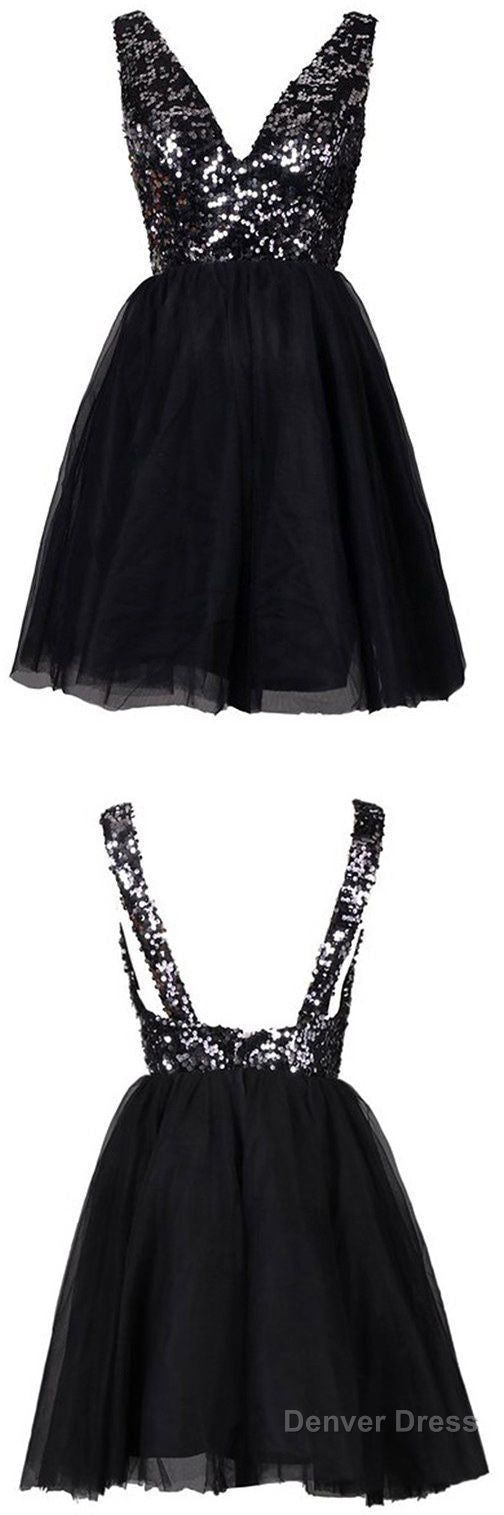 Sexy Clairvoyant Outfit Sparkly Sequined Open Back Deep V-Neck Prom Cocktail Homecoming Dresses
