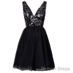 Sexy Clairvoyant Outfit Sparkly Sequined Open Back Deep V-Neck Prom Cocktail Homecoming Dresses