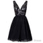 Sexy Clairvoyant Outfit Sparkly Sequined Open Back Deep V-Neck Prom Cocktail Homecoming Dresses