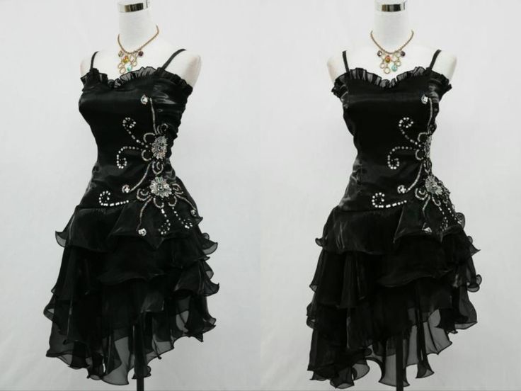 Sexy Cocktail Dress Straps Sleeveless Black Short Prom Dress Homecoming Dresses