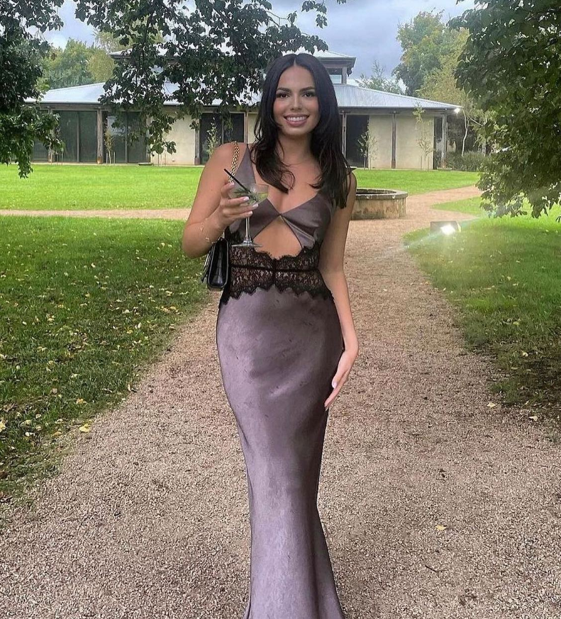 Sexy Cut Out Lace Prom Dress Prom Dress Vacation Prom Dresses