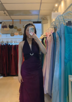 Sexy Halter Ombre Green Chiffon Backless Long Prom Dress