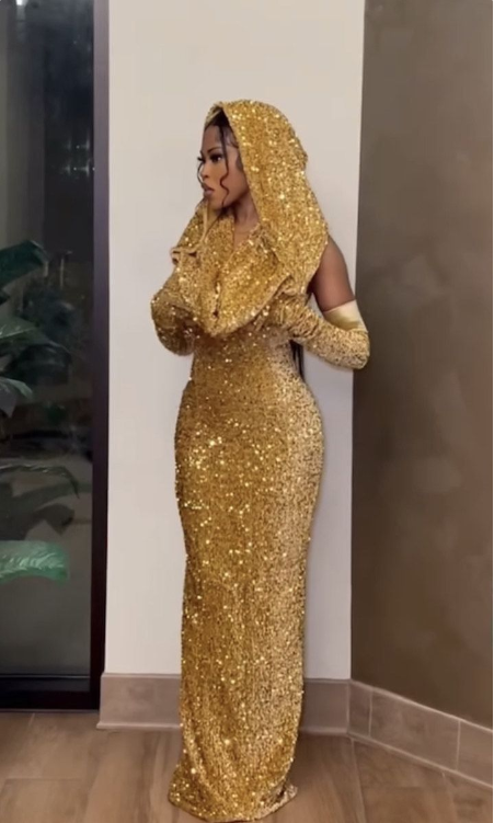 Sexy Mermaid Halter Red Sequin Long Prom Dresses With Gloves
