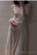 Sexy Sheath Off The Shoulder White Lace Beach Dress WomenS Vacation Dress Birthday Dresses