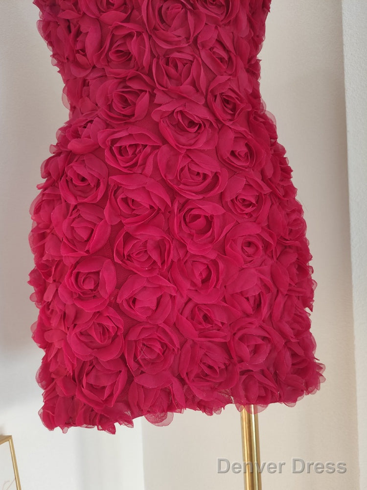 Sexy Sheath Strapless Burgundy Tulle Travel Vacation Dress Short Birthday Dresses