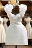 Sexy Sheath Straps White Sequin Homecoming Dresses 16Th Birthday Outfits