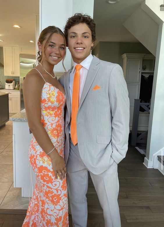 Sexy Spaghetti Straps Mermaid Prom Dresses,Prom Gowns Main image