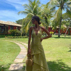 Sexy V Neckline Lace Bud Green Prom Dress Long Birthday Dresses