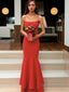 Sheath Column Spaghetti Straps Floor Length Stretch Crepe Prom Dresses