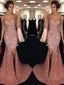 Sheath Column Sweetheart Sweep Train Tulle Prom Dresses With Leg Slit