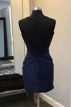 Sheath Jersey Homecoming Dresses with Beading