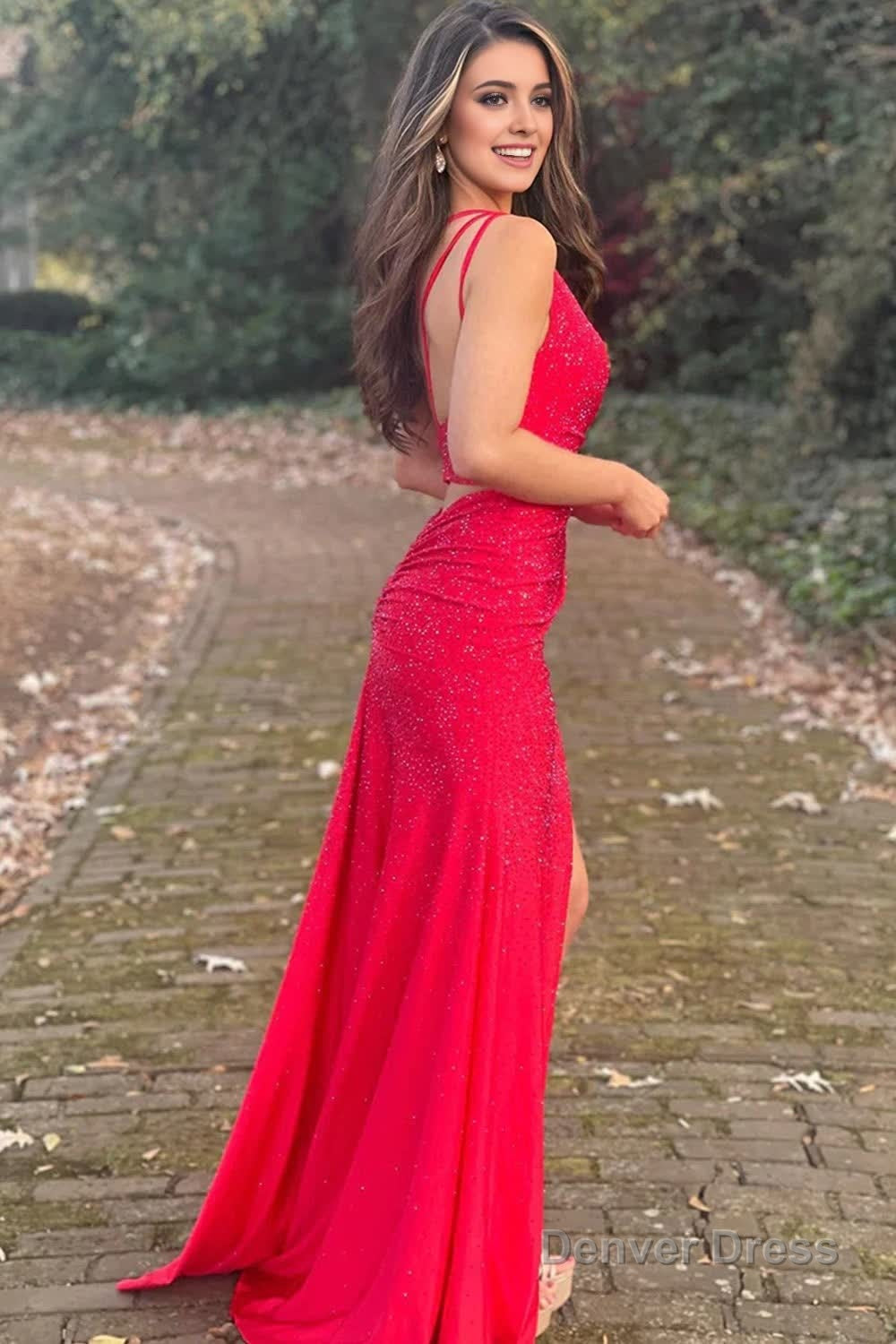 Sheath One Shoulder Royal Blue Long Prom Dresses with Beading