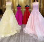 Wine Red Floral Lace Strapless A-Line Prom Dresses