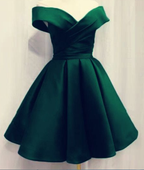 Short Emerald Green Homecoming Dresses For Prom