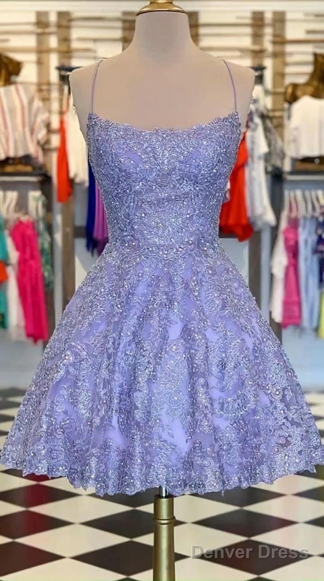 Short Homecoming Dresses, Formal Lace Dresses, For Teens Main image