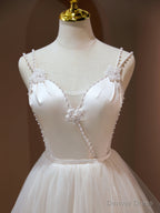 Short Light Champagne Prom Dress, Light Champagne Short Prom Homecoming Dresses