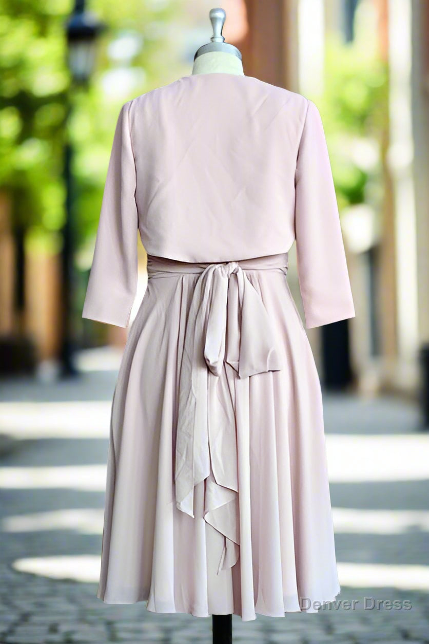 Short Mother of The Bride Dresses for Wedding Plus Size Bridesmaid Dresses Secondary image