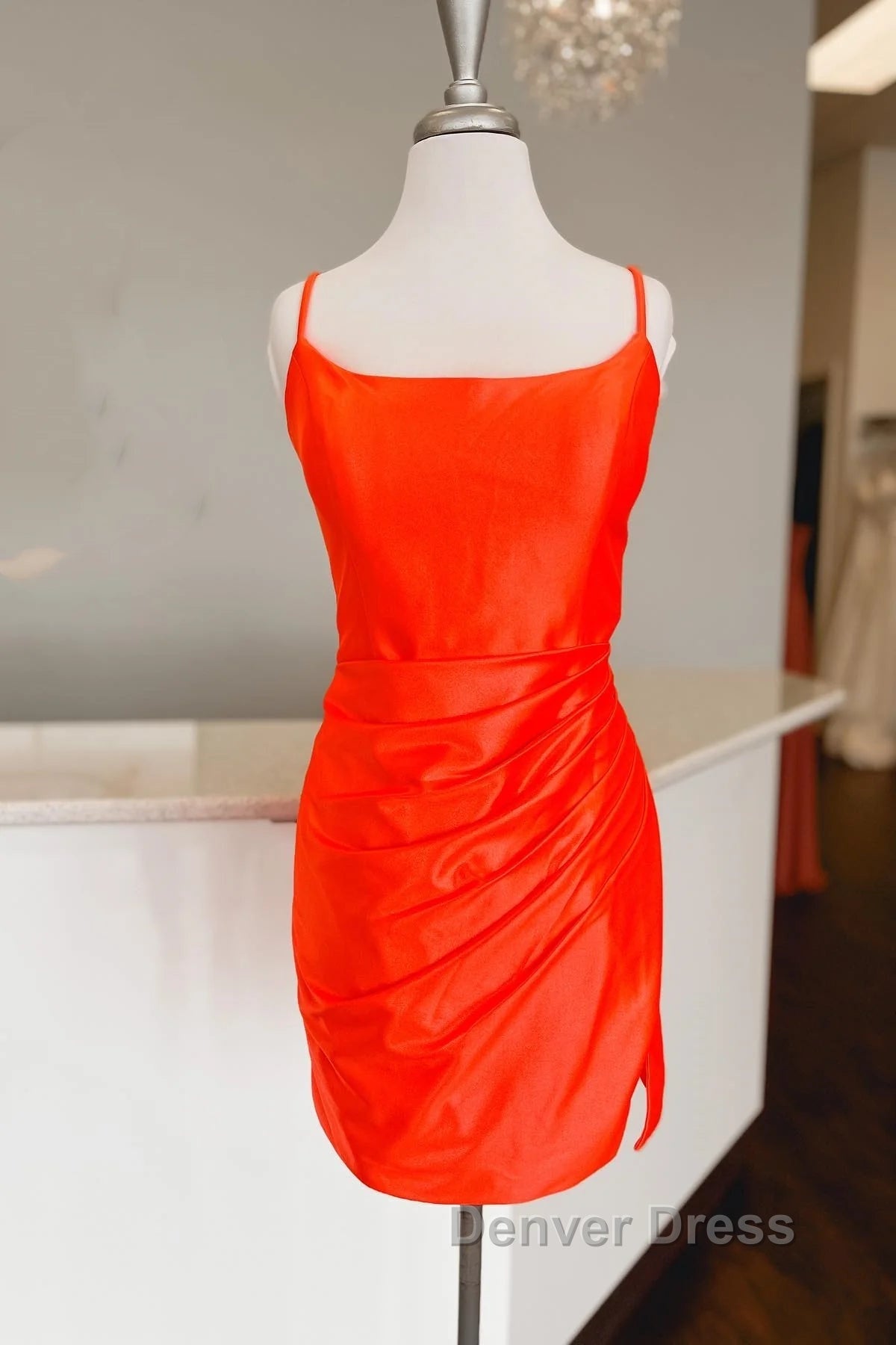 Short Ruched Bodycon Prom Dress, Short Bodycon Prom Homecoming Dresses Secondary image