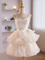 Short White Tulle Prom Dress, Short White Tulle Prom Homecoming Dresses