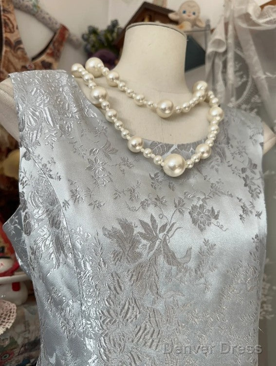 Simple A-Line Satin Long Prom Dress Secondary image