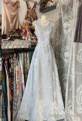 Simple A-Line Satin Long Prom Dress