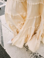 Simple A Line Spaghetti Strap Light Champagne Satin Prom Dress