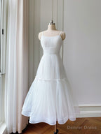 Simple Aline Tulle Green Short Prom Dress, Tulle Green Homecoming Dress