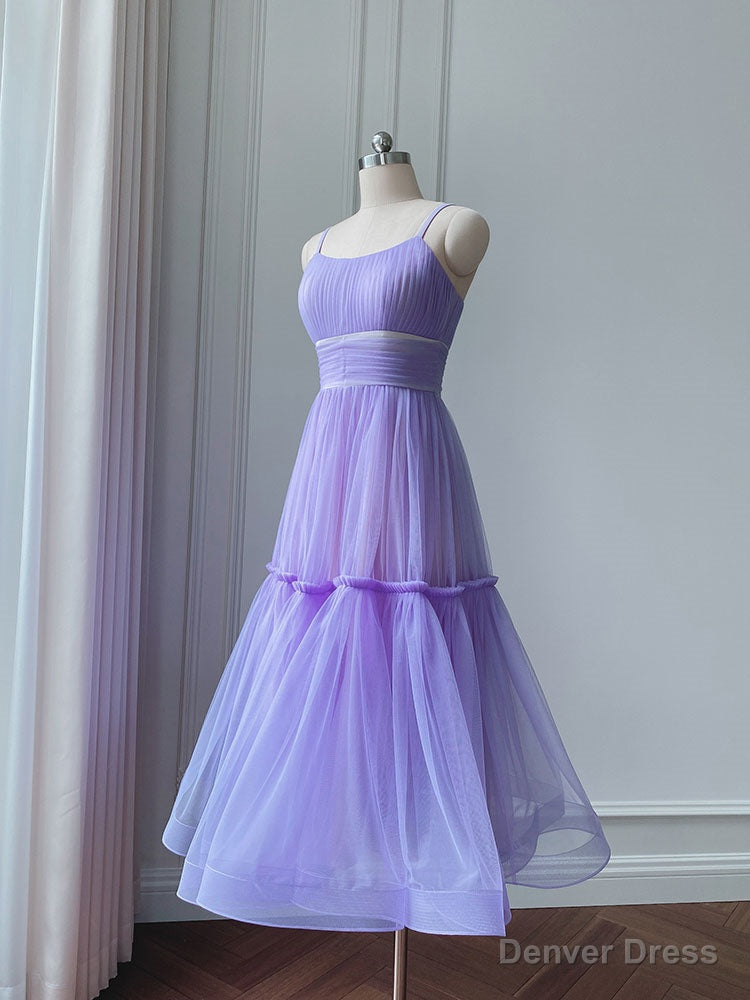 Simple Aline Tulle Green Short Prom Dress, Tulle Green Homecoming Dresses
