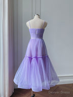 Simple Aline Tulle Green Short Prom Dress, Tulle Green Homecoming Dresses