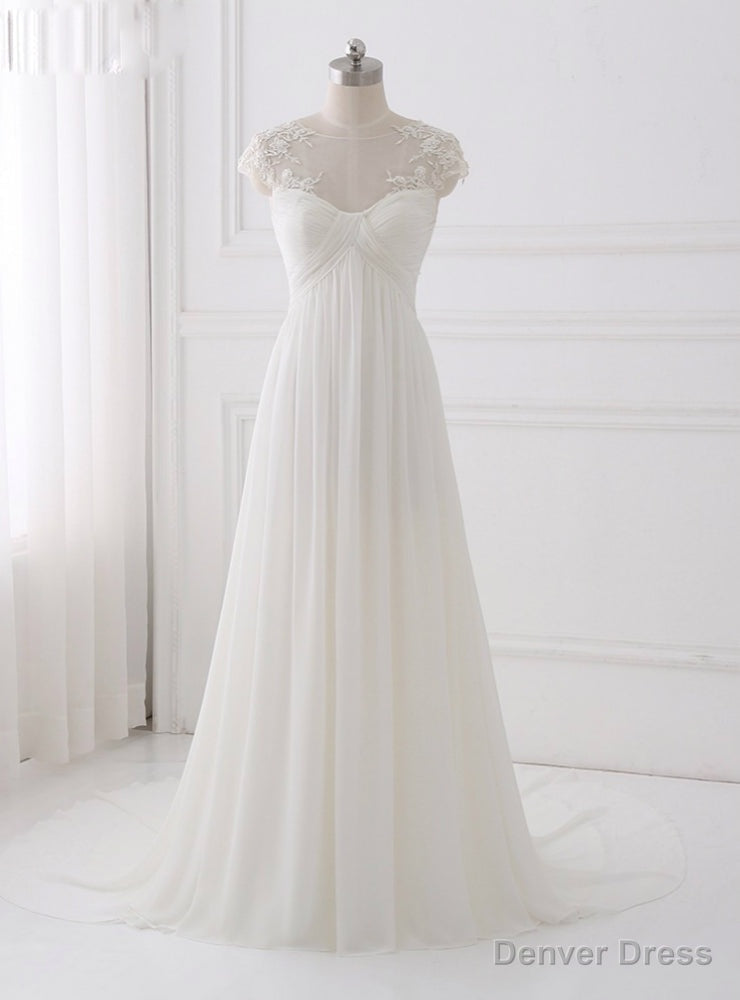 Simple Bohemian Wedding Dresses Wedding Dress Chiffon Main image