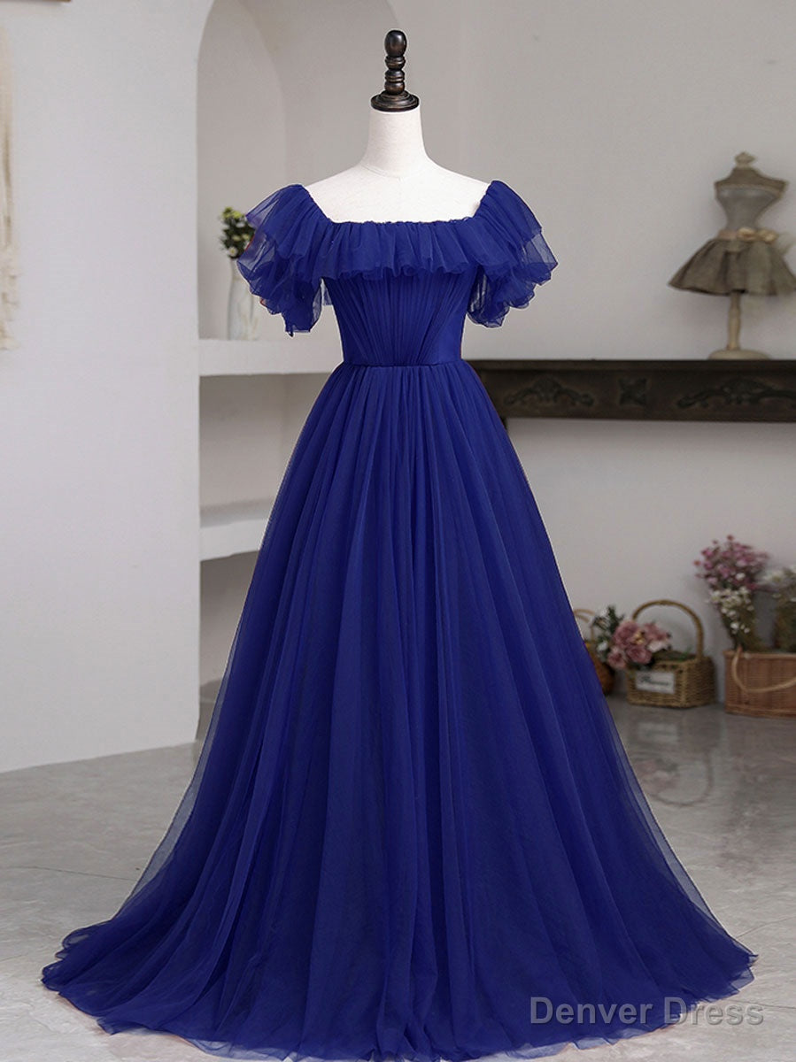 Simple Burgundy A Line Long Prom Dress, Burgundy Bridesmaid Dresses