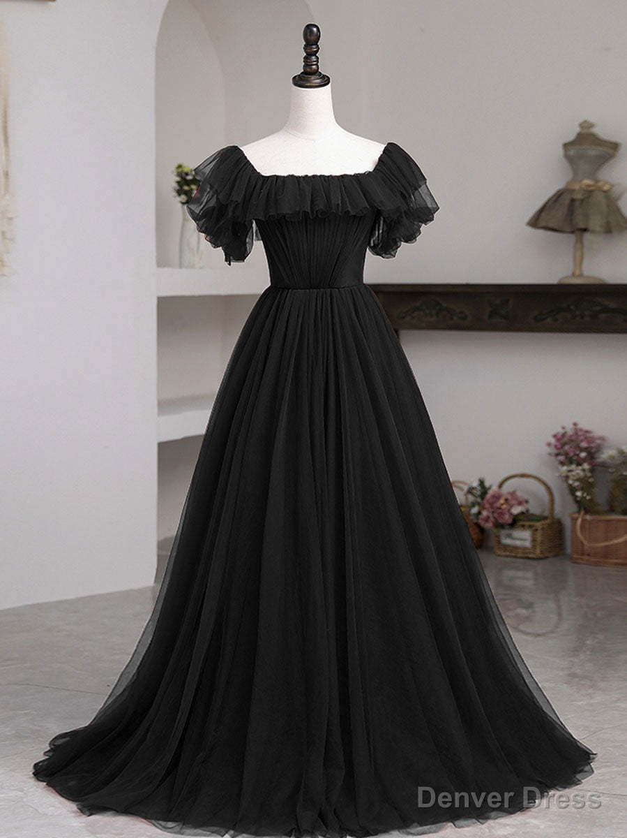 Simple Burgundy A Line Long Prom Dress, Burgundy Bridesmaid Dresses