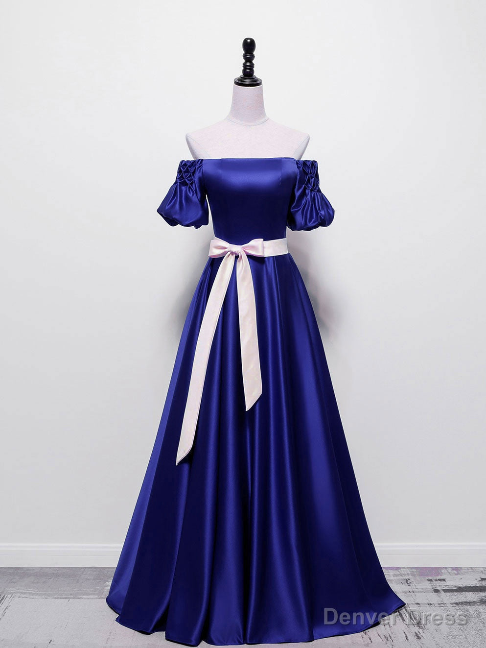 Simple Burgundy Satin Long Prom Dress Burgundy Bridesmaid Dresses