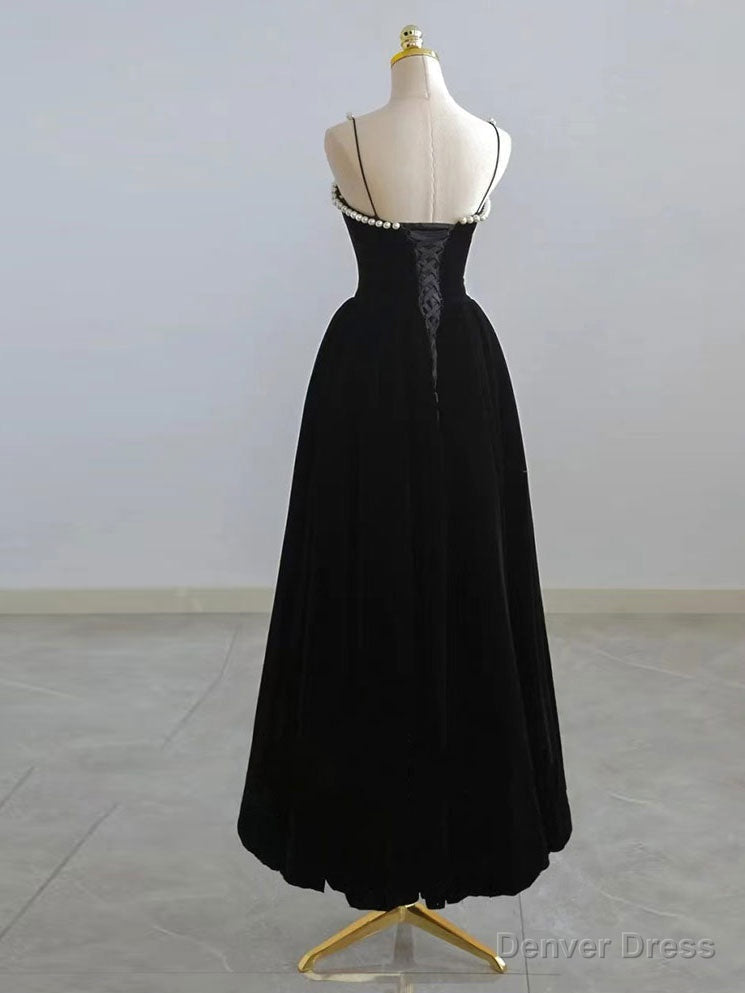 Simple burgundy tea length prom Dress, burgundy homecoming Dresses