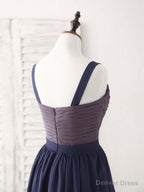 Simple Sweetheart Chiffon Short Prom Dress, Homecoming Dresses