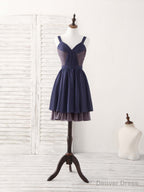 Simple Sweetheart Chiffon Short Prom Dress, Homecoming Dresses