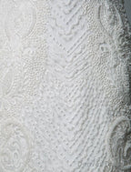 Simple Wedding Dress Lace V Neck Sleeveless Lace Mermaid Bridal Dresses With Train