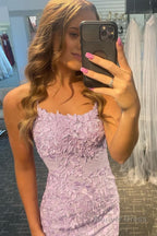 Sky Blue Short Tight Homecoming Dresses with Lace Beading