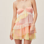 Spaghetti Straps Chiffon Lace Homecoming Dress Mini Prom Dresses,